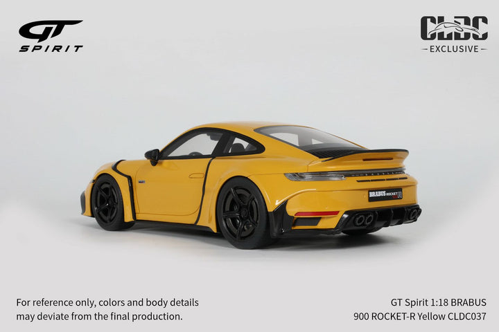 [Preorder] GT Spirit 1:18 Porsche BRABUS 900 Rocket-R Yellow CLDC037