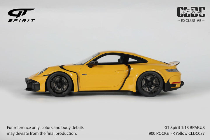 [Preorder] GT Spirit 1:18 Porsche BRABUS 900 Rocket-R Yellow CLDC037