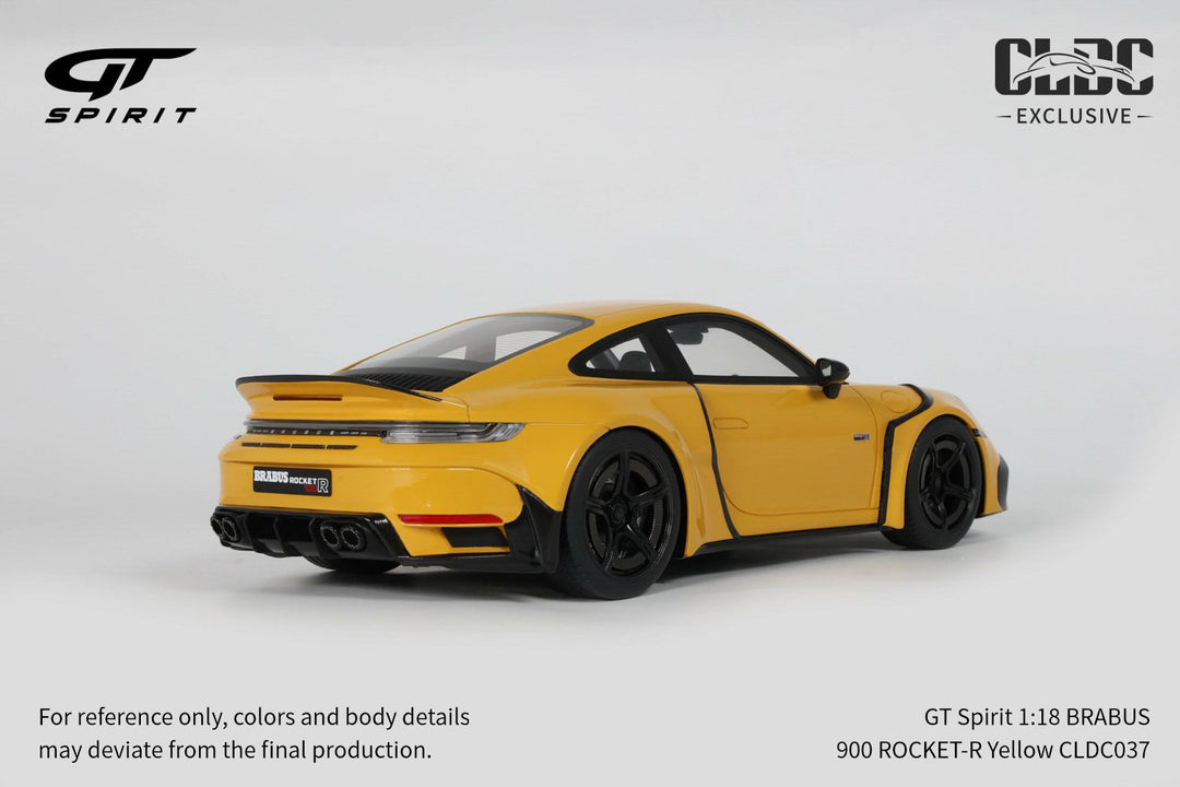 [Preorder] GT Spirit 1:18 Porsche BRABUS 900 Rocket-R Yellow CLDC037