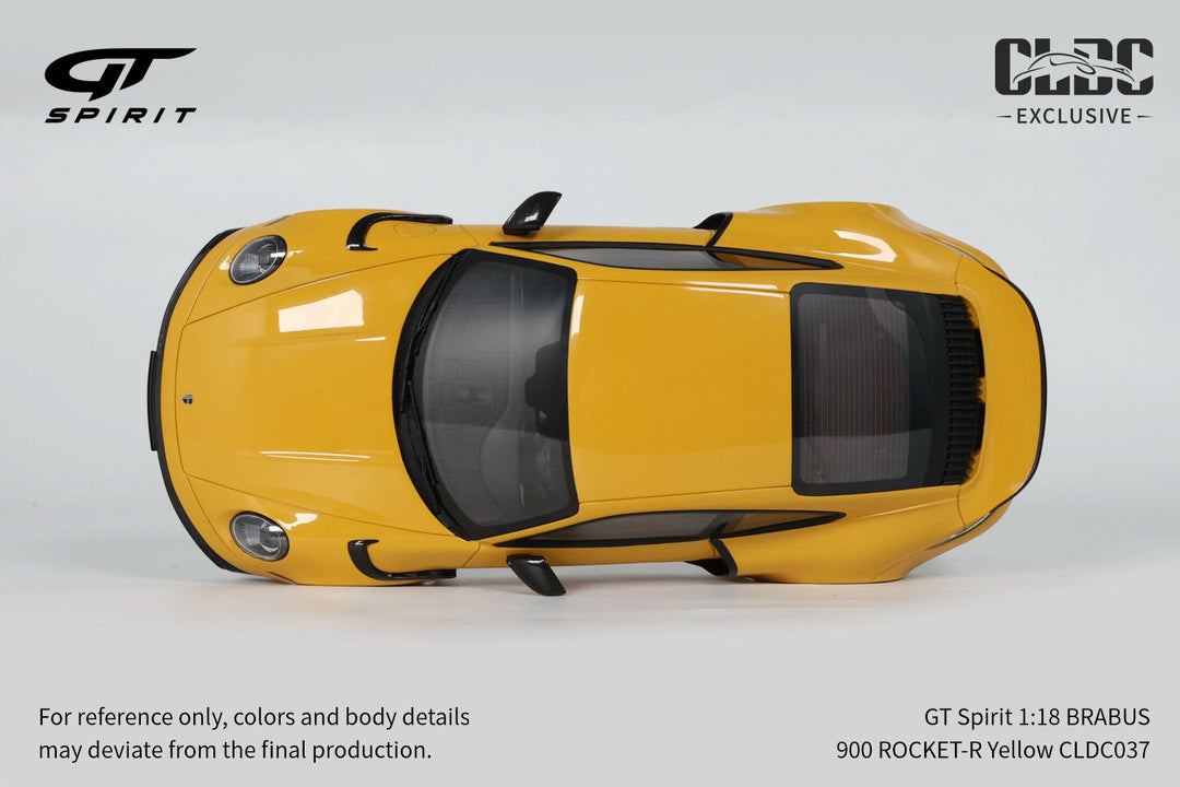 [Preorder] GT Spirit 1:18 Porsche BRABUS 900 Rocket-R Yellow CLDC037