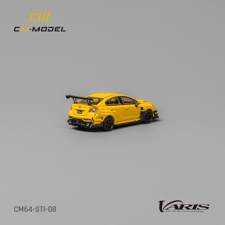 [Preorder] CM Model 1:64 SUBARU STI Varis Widebody 1.0 Yellow CM64-STI-08