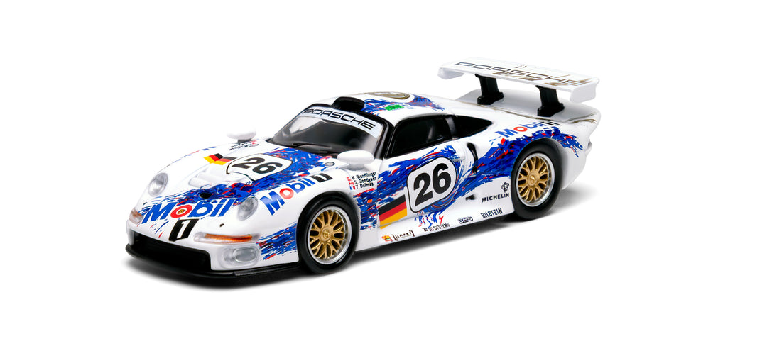 [Preorder] Sparky x Tiny 1:64 Porsche 911 GT1 2-car set 24h Le Mans 1996 #25 & #26 (Tiny Exclusive)