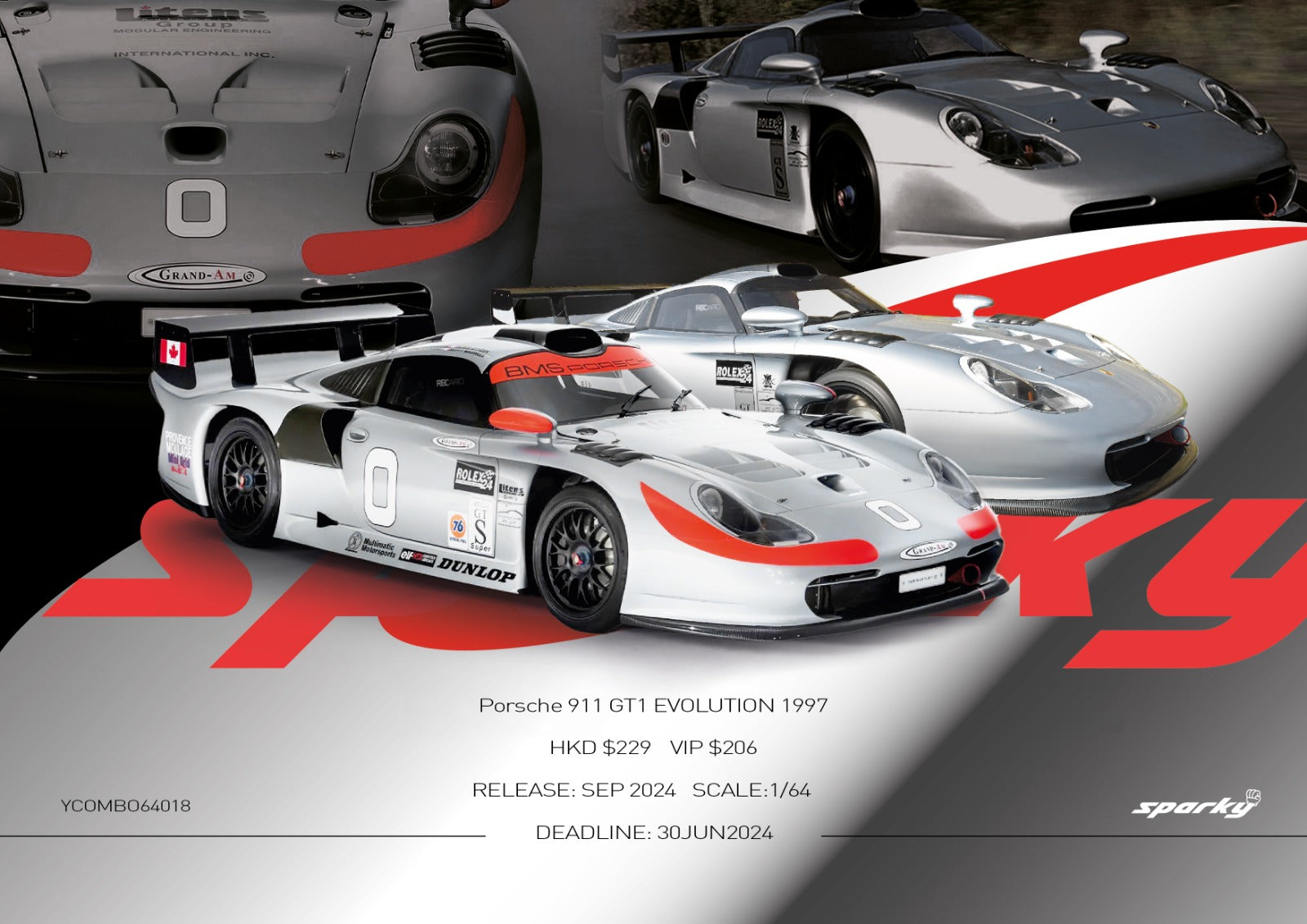 人気海外ブランドアイテム｜ファッション通販 Porsche Tiny X Sparky Preorder] 911 (Tiny SET EVOLUTION GT1 ミニカー