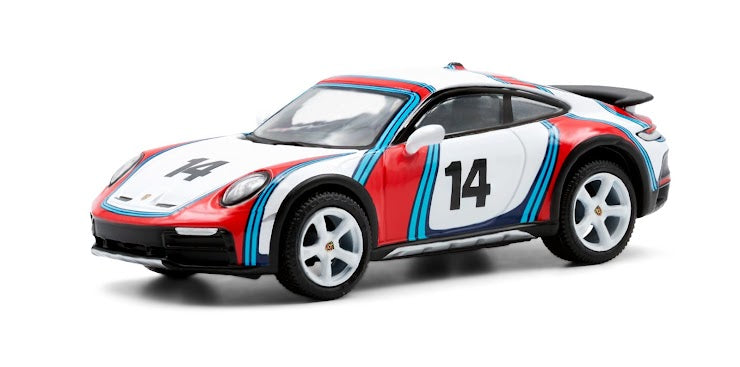 Sparky X Tiny 1:64 Porsche 911(992) Dakar Martini Rallye 1978（Tiny Exclusive ）YO64049