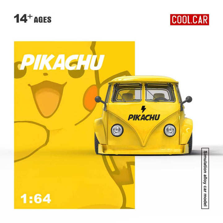 [Preorder] Cool Car 1:64 Volkswagen T1 Pickup Pikachu Livery CC643924