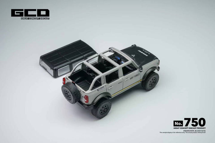 [Preorder] GCD 1:64 Ford Bronco DarwinPRO AIR FORCE GREY (LHD) KS-022-750