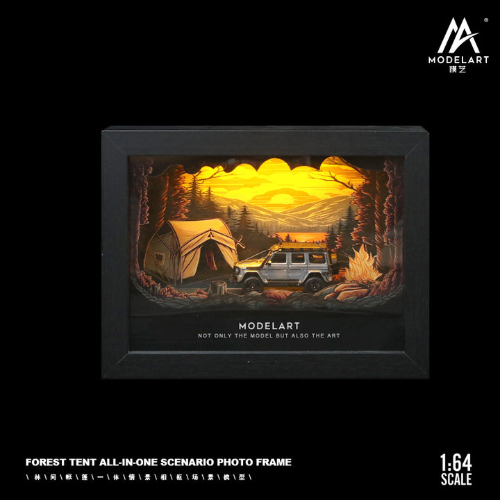 [Preorder] ModelArt 1:64 Forest Tent All in one Scenario Photo Frame