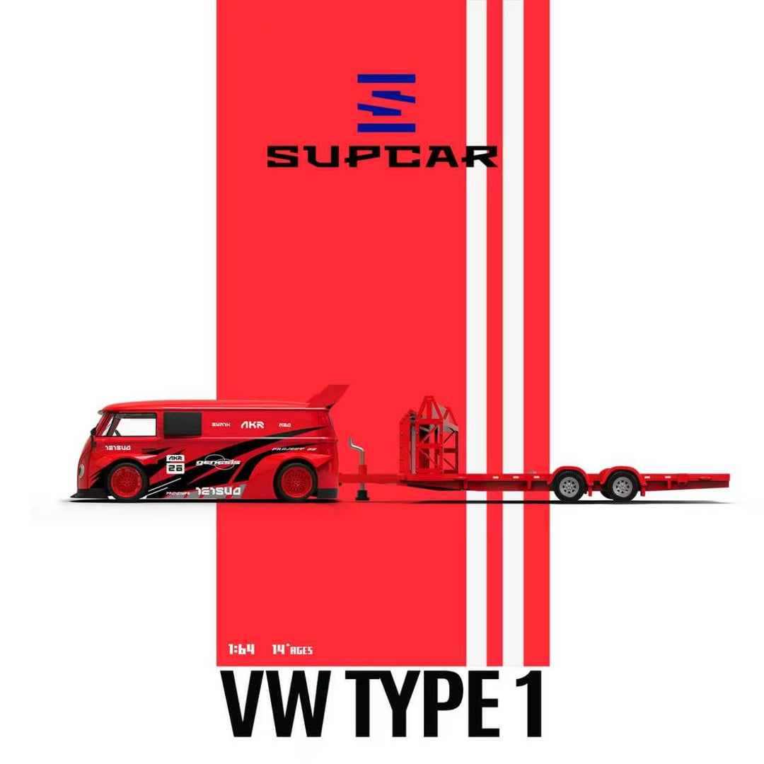 [Preorder] SUPCAR 1:64 Volkswagen T1 Trailer Version SC642961-2