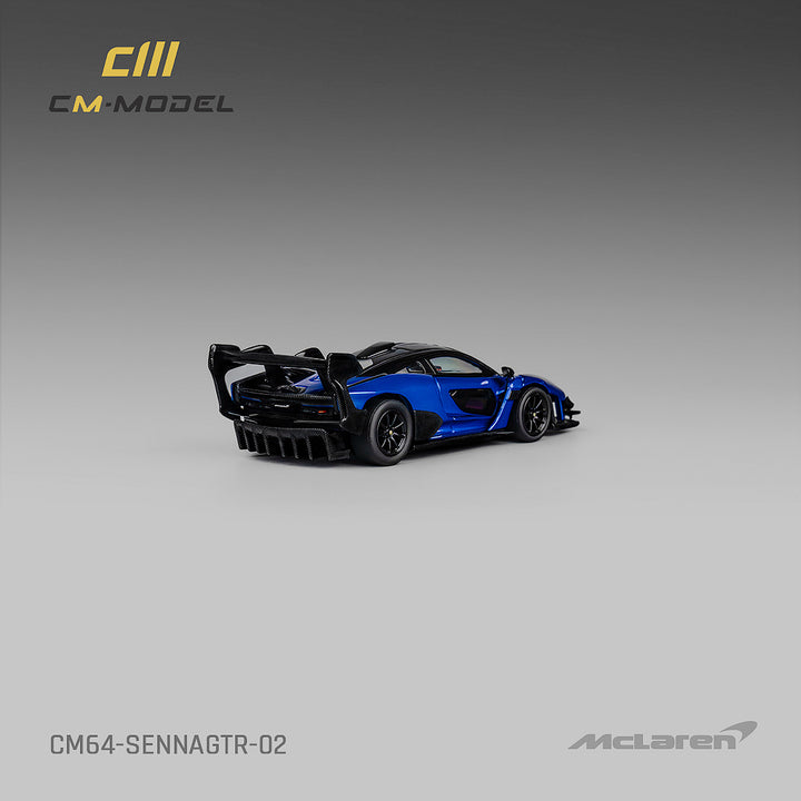 [Preorder] CM Model 1:64 McLaren Senna GTR Metallic Blue