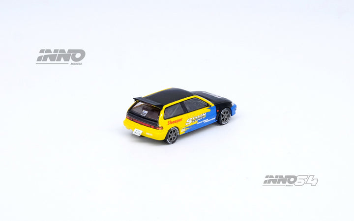 Inno64 1:64 Honda Civic (EF9) Spoon Livery Tuned by "TODA RACING Japan" Rear IN64-EF9-SPTR 