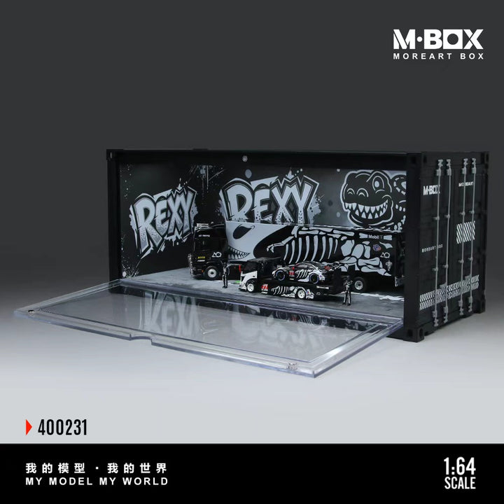 [Preorder] MBOX 1:64 Dinosaur Painted Container Scene MB400229/ MB400230/ MB400231