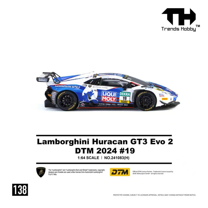 [Preorder] Trends Hobby 1:64 Lamborghini Huracan GT3 EVO2 - DTM 2024 