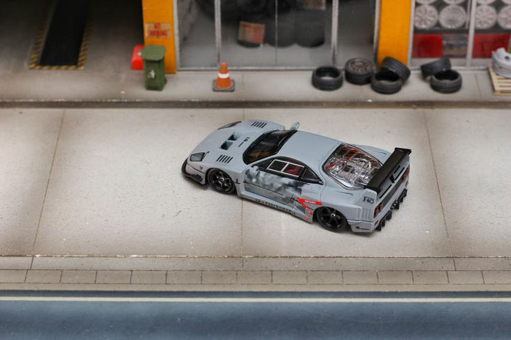 [Preorder] Ghost Player 1:64 LBWK Ferrari F40 Grey