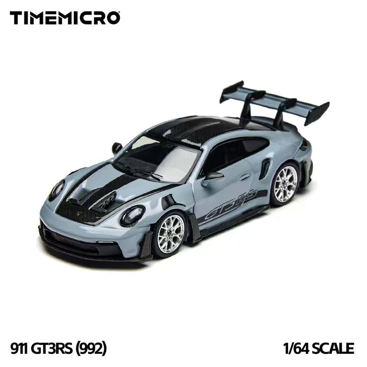 [Preorder] TimeMicro 1:64 Porsche 992 GT3 RS Polar Gray TM644648