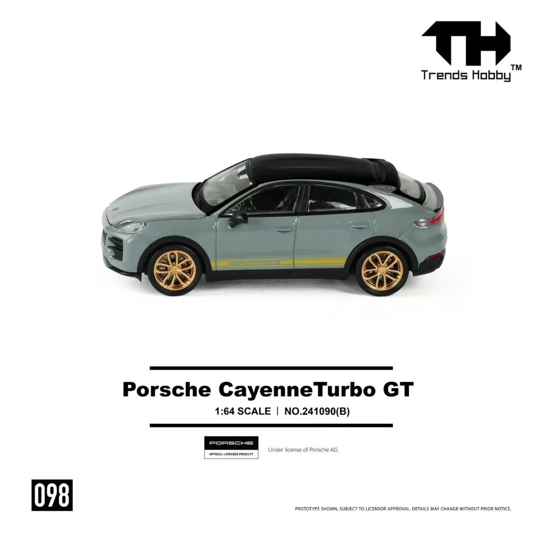 [Preorder] Trends Hobby 1:64 Porsche Cayenne Turbo GT - Cement Grey 241090(B)