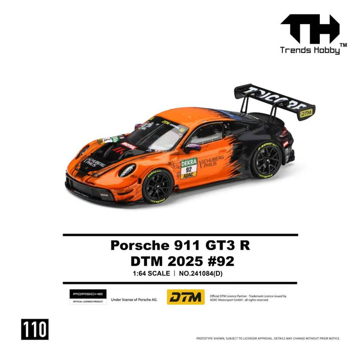 [Preorder] Trends Hobby 1:64 Porsche 911 GT3 R DTM 2025 