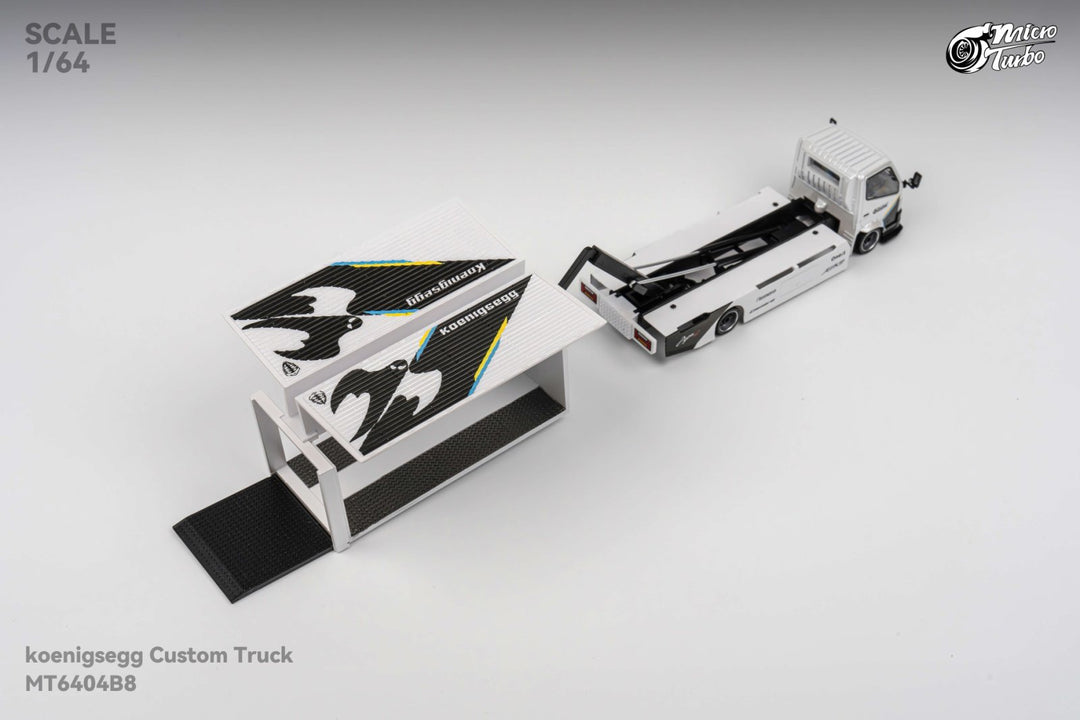 Microturbo 1:64 Koenigsegg Gull Wing Gate Custom Truck MT6404B8