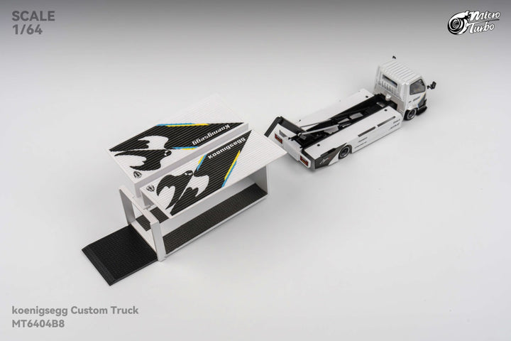 Microturbo 1:64 Koenigsegg Gull Wing Gate Custom Truck MT6404B8