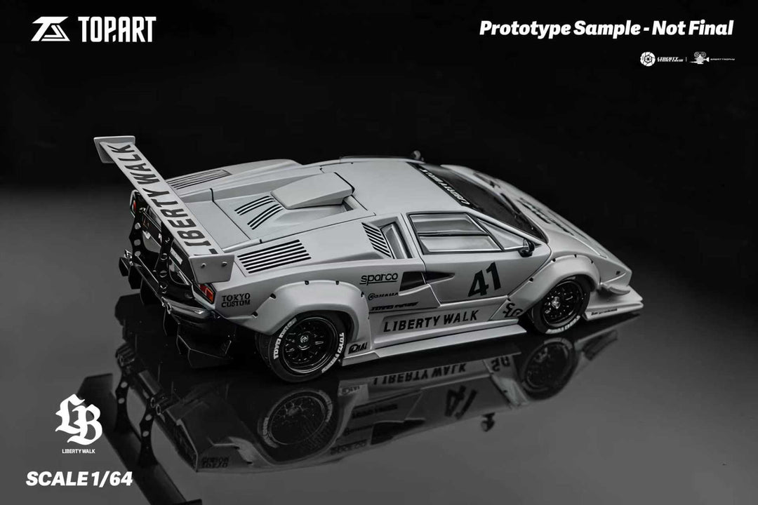 TOPART 1:64 LBWK Lamborghini Countach TAO640007 – Horizon Diecast