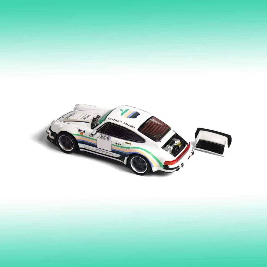 [Preorder] Rhino Model 1:64 Porsche Singer Turbo Study 930 Modified Version Apple Livery