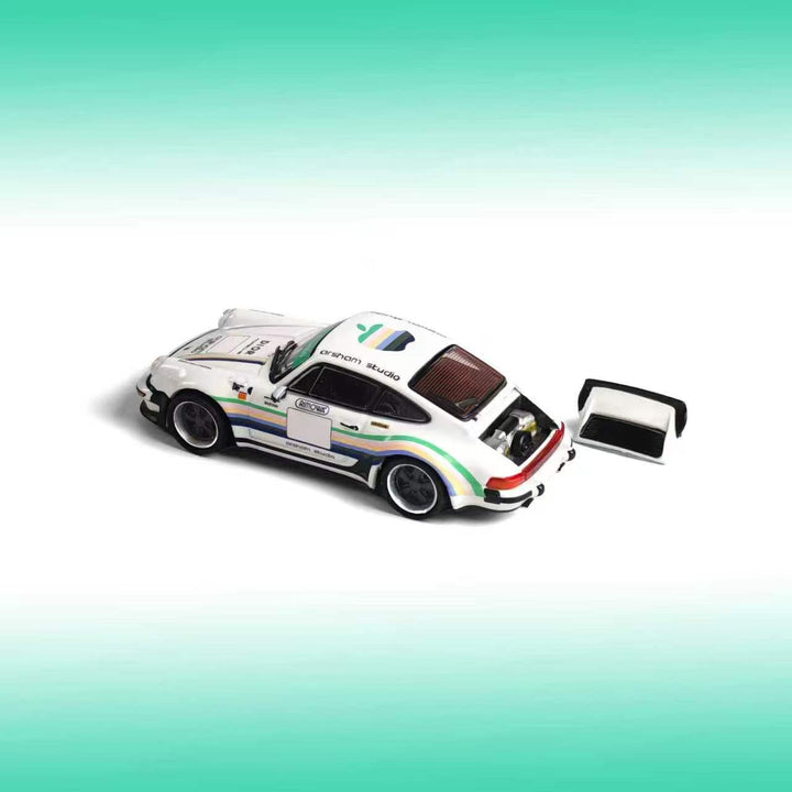 [Preorder] Rhino Model 1:64 Porsche Singer Turbo Study 930 Modified Version Apple Livery