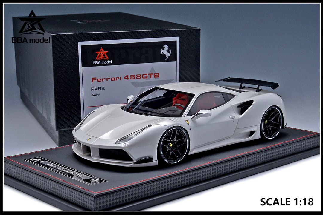 [Preorder] BBA model 1:18 Ferrari 488GTB Novitec (5 Colours)