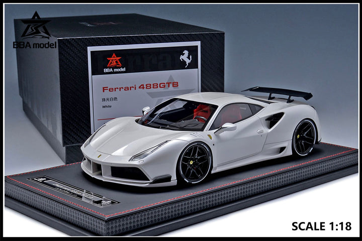 [Preorder] BBA model 1:18 Ferrari 488GTB Novitec (5 Colours)