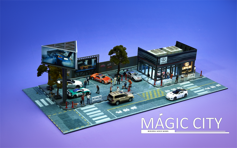 Magic City 1:64 Diorama Lexus Showroom 110064