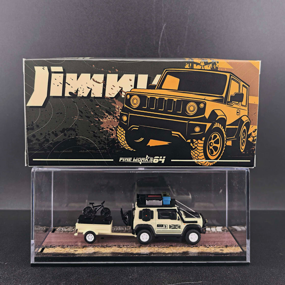 [Preorder] Fine Works64 1:64 Jimny Modified Car Model Ornament Foshan Exhibition exclusive (2 Versions)