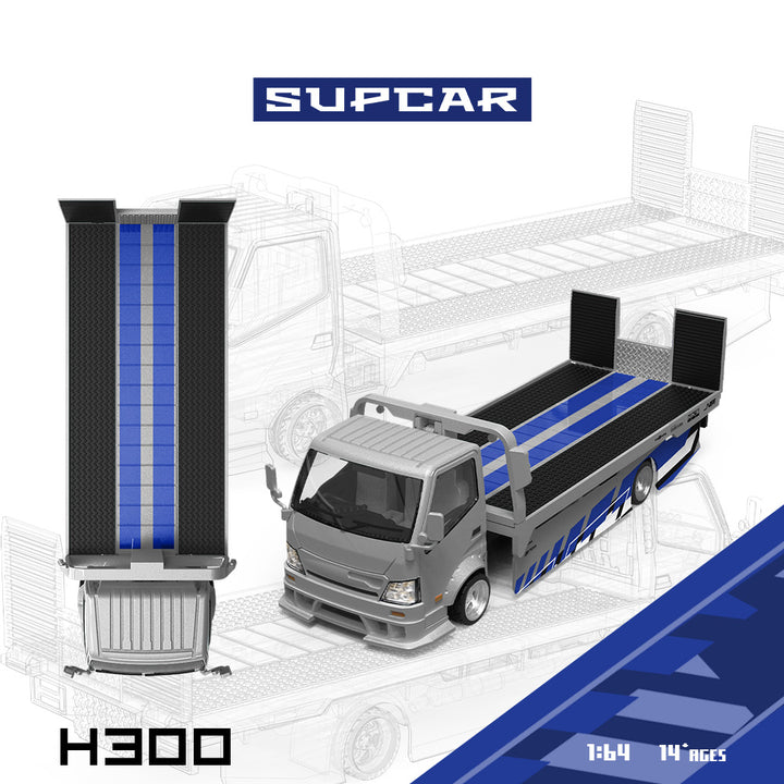 [Preorder] SUPCAR 1:64 H300 Blue&amp;Silver Livery SC647238