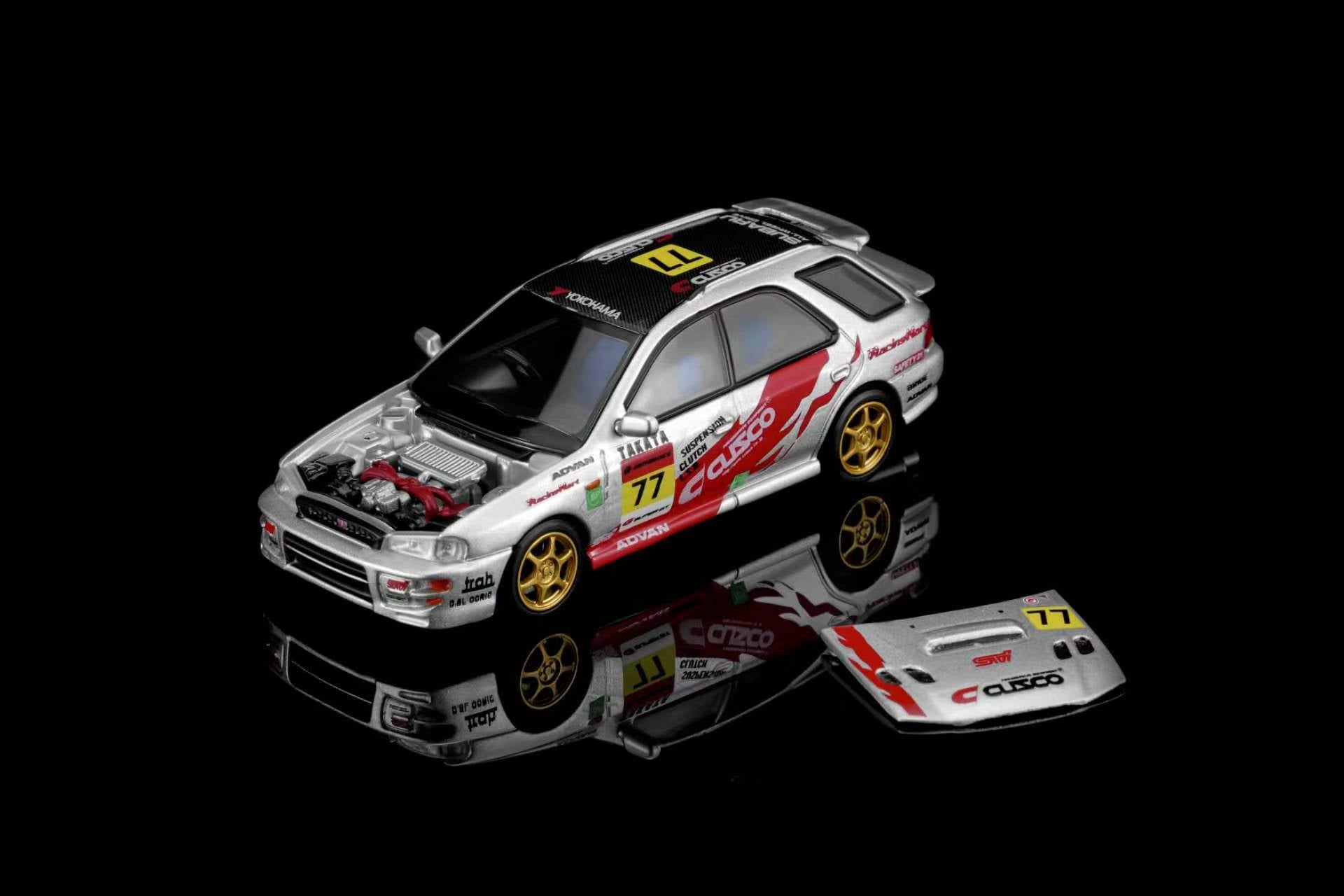 WRX様　　マダラ＆サスケ Preorder] MOTORHELIX 1:64 Subaru lmpreza Wagon WRX STi Version VI