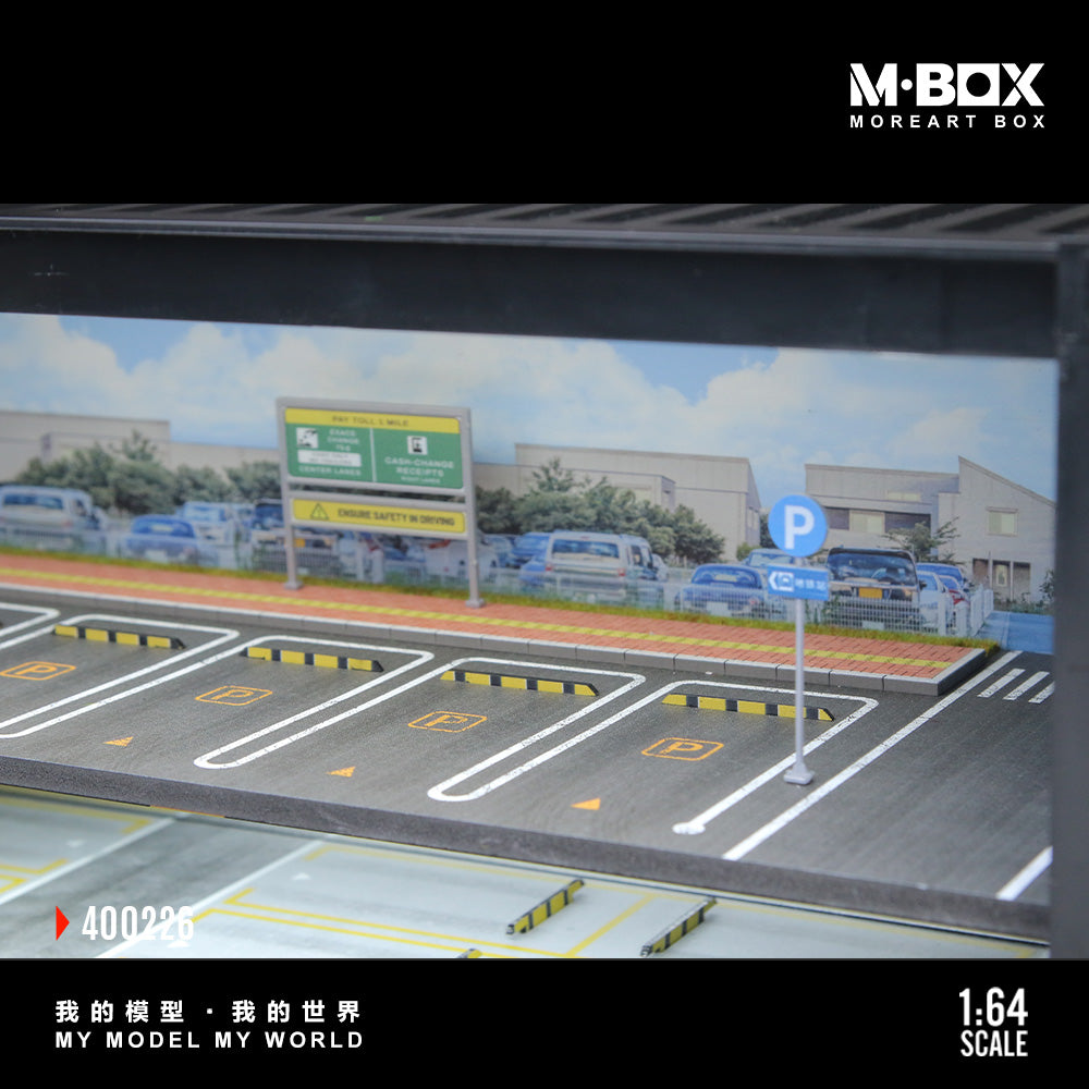[Preorder] MBOX 1:64 CONTAINER UNDERGROUND PARKING GARAGESCENE-VERSION B MB400226