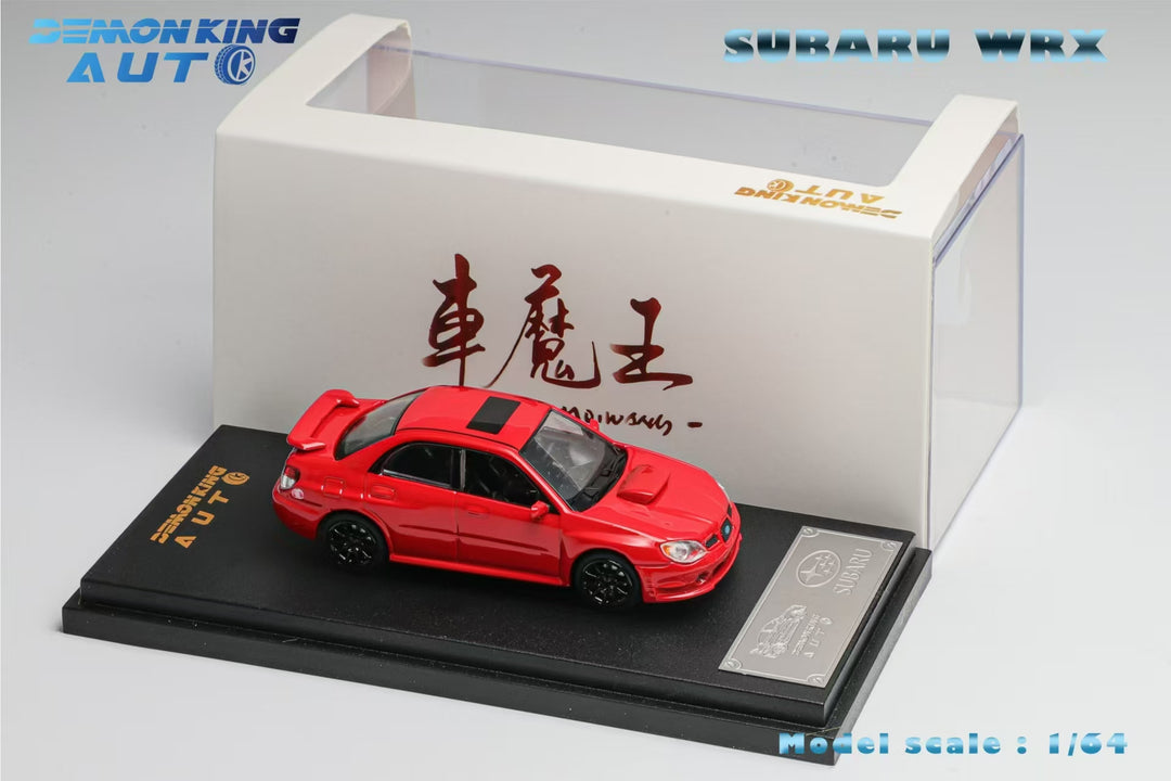 [Preorder] DEMON KING AUTO 1:64 SUBARU WRX STI Baby Driver (3 Colours)