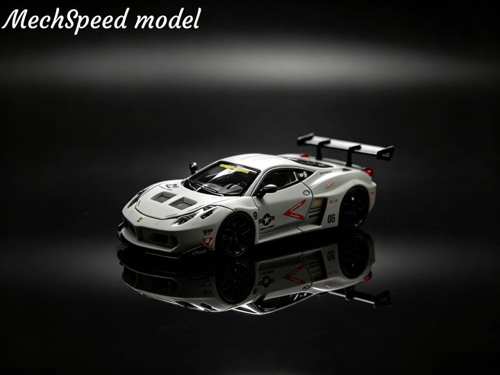 [Preorder] MechSpeed 1:64 458 GT Rear Wing Modified Air Force Gray Livery