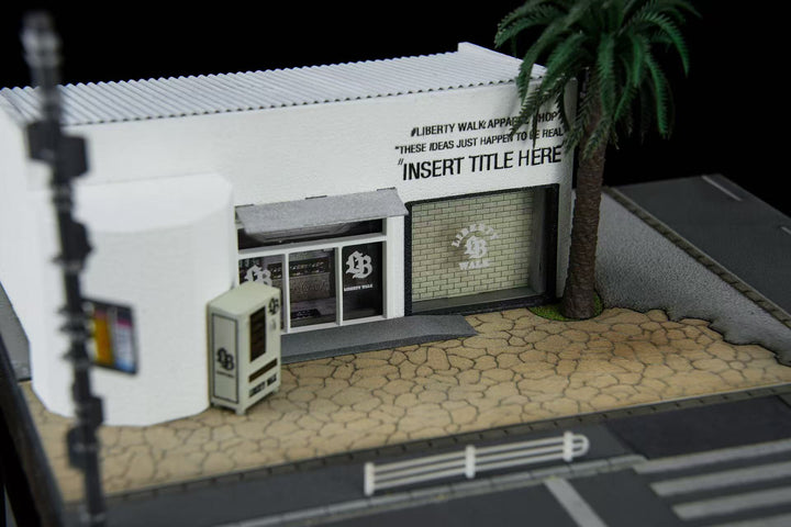 [Preorder] Motorhelix 1:64 Liberty Walk Nagoya HQStore Diorama No. 1 M90603