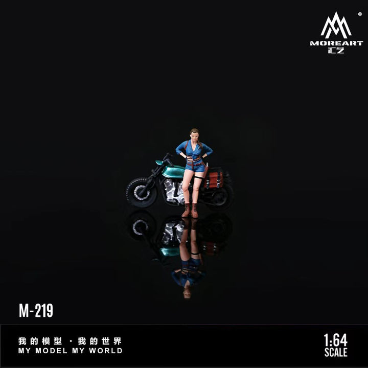 [Preorder] MoreArt 1:64 TOMB RAIDER BEAUTY DOLL OFF-ROAD MOTORCYCLE SET MO222219