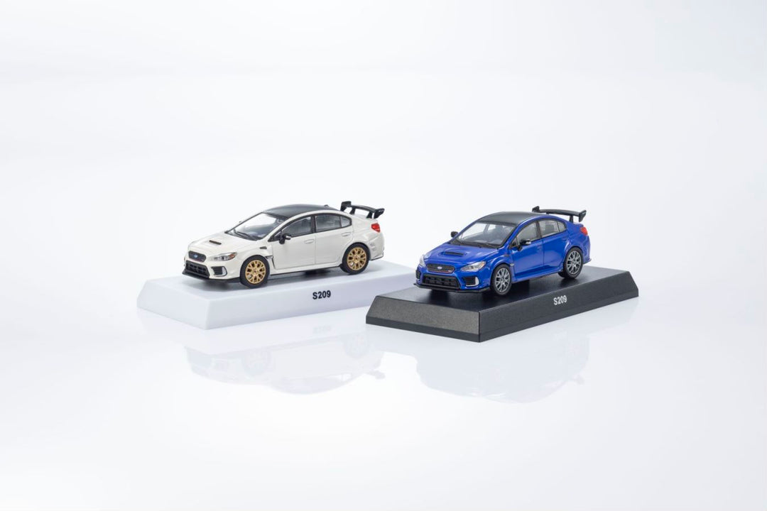 [Preorder] Kyosho 1:64 SUBARU WRX STI  MINI CAR & BOOK - Blue