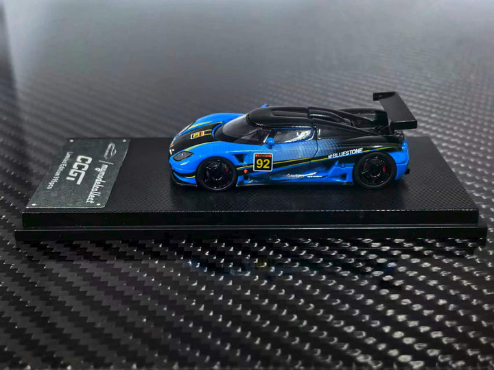 [Preorder] Model Collect 1:64 Koenigsegg ccgt Blue/Carbon Fiber MC640027C