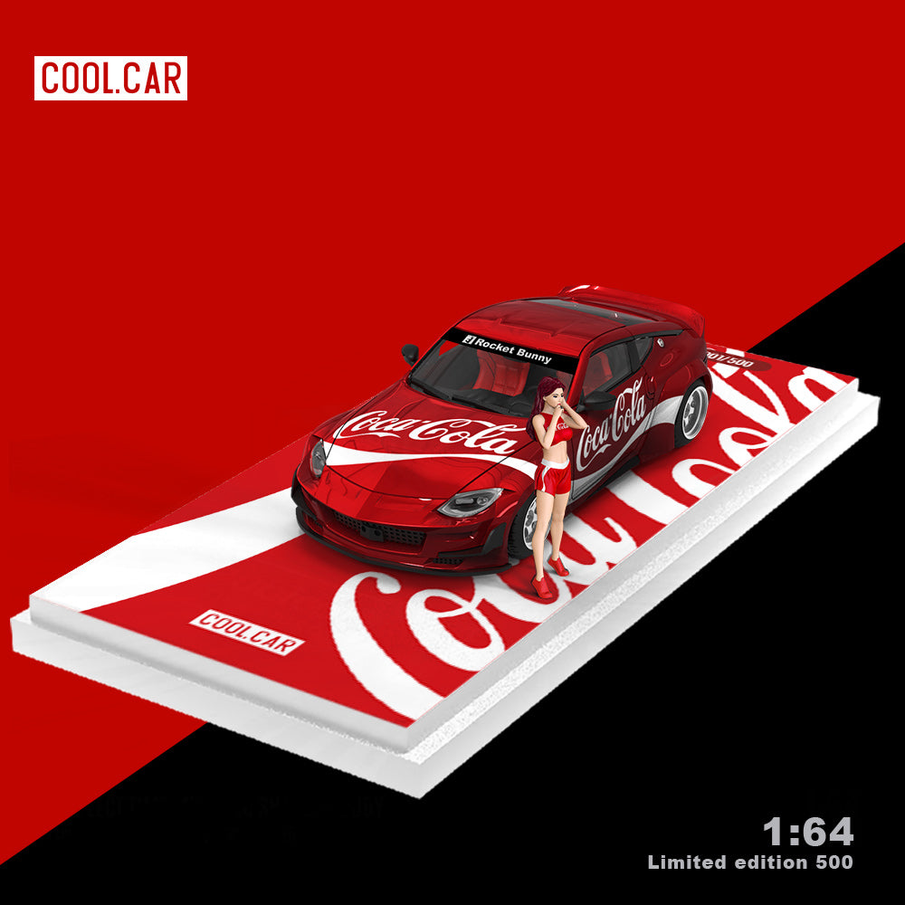 [Preorder] Cool Car 1:64 Nissan 400Z Coca Cola Livery (4 Versions)