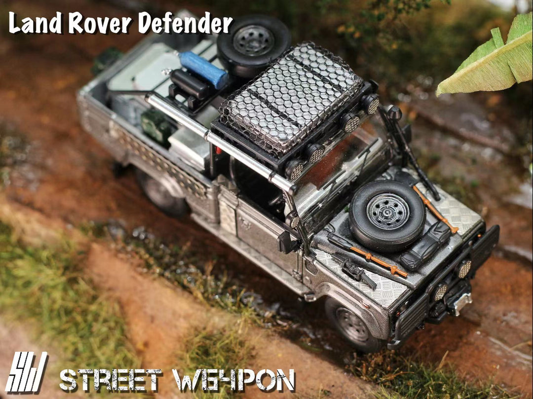 [Preorder] Street Weapon 1:64 Land Rover Defender Tomb Raider Livery