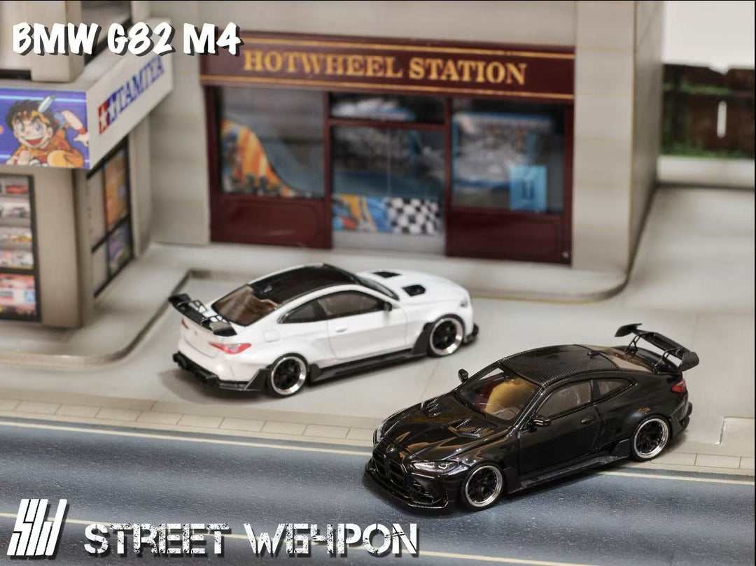 [Preorder] Street Weapon 1:64 BMW G82 M4 Wide-Body (2 Colours)