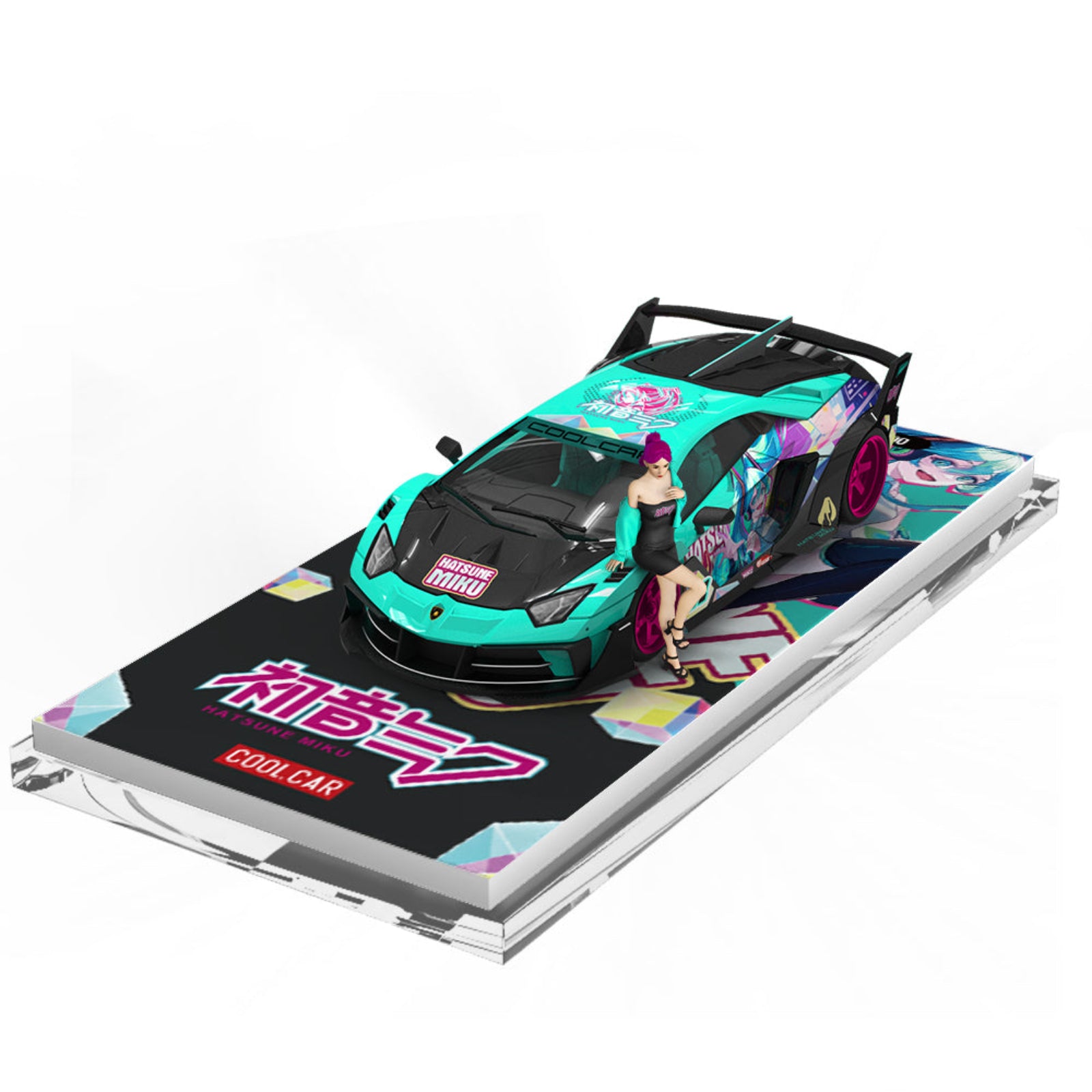 Cool Car 1:64 Lamborghini GTEVO Hatsune MiKu Livery (3 Versions