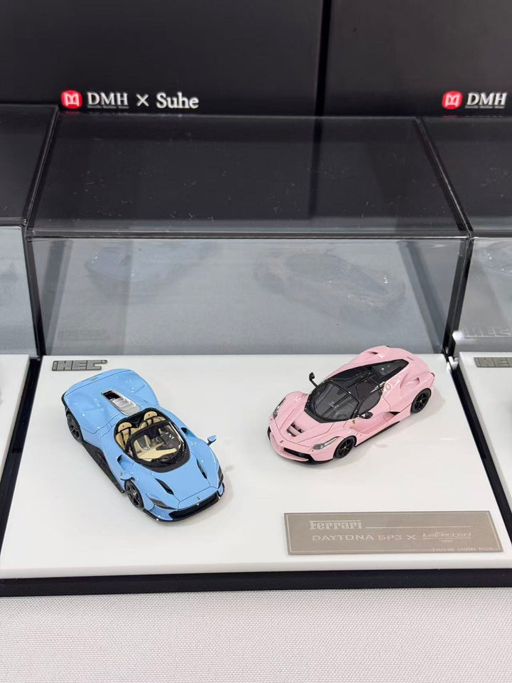 [Preorder] DMH x Suhe 1:64 Ferrari SP3 and Lamborghini LP720 2 Car Set HEC Limited Edition (5 Versions)