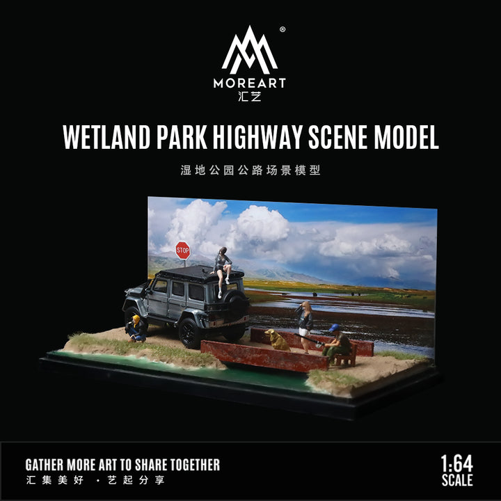 [Preorder] MoreArt 1:64 WETLAND PARK HIGHWAY SCENE MODEL