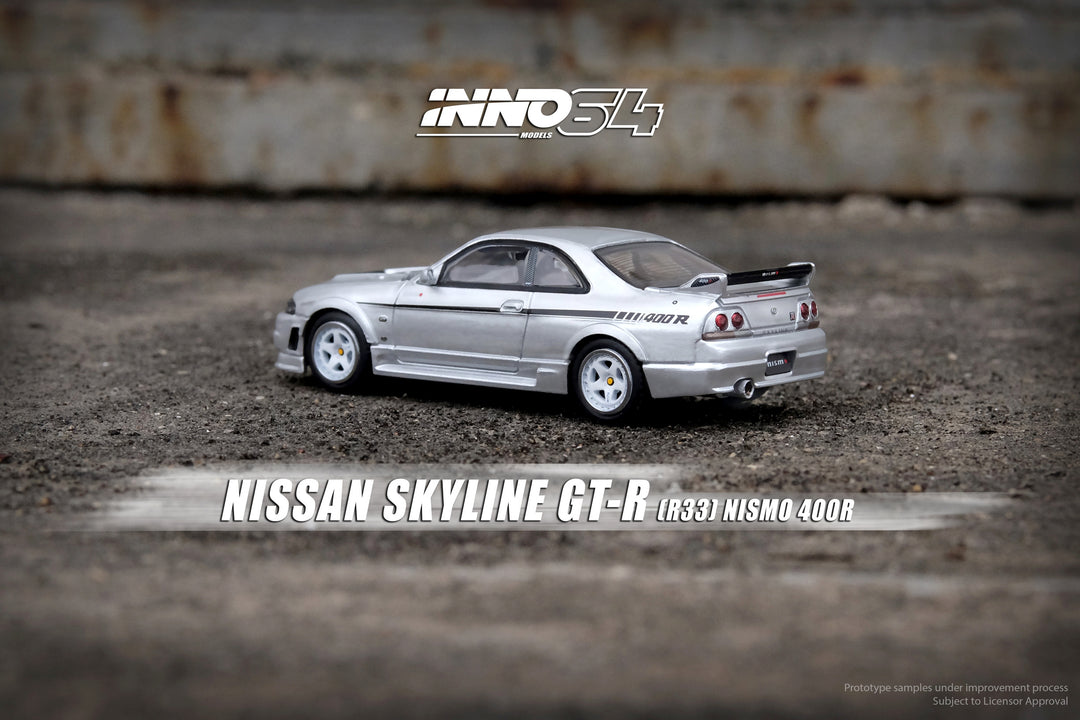 Inno64 1:64 Nissan Skyline GTR (R33) NISMO 400R Sonic Silver