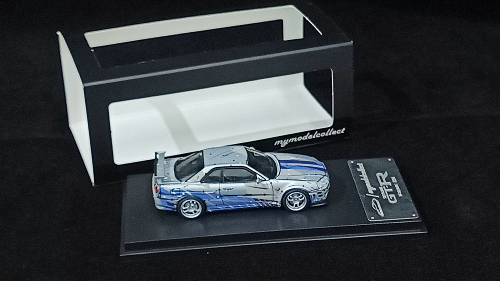 Model Collect 1:64 Nissan Skyline R34 V-Spec (2 Versions