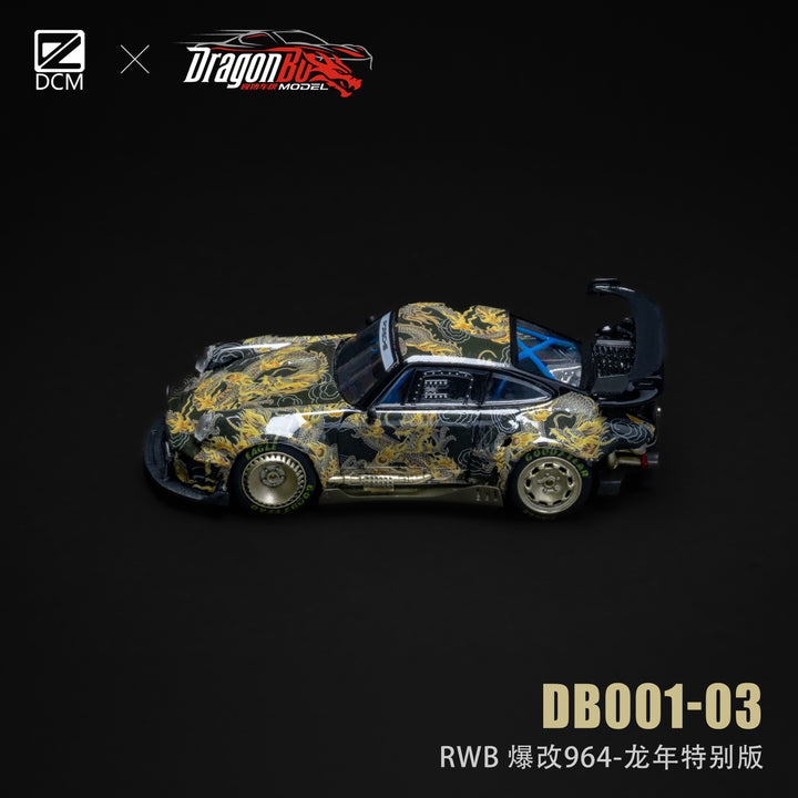 [Preorder] DragonBo Model X DCM 1:64 Porsche RWB964 The Year Of Dragon Special edition