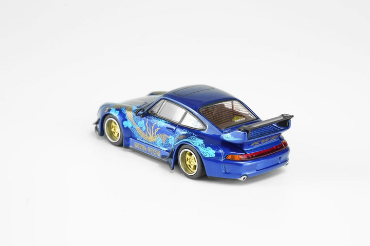 [Preorder] Motorhelix 1:64 Porsche RWB 993 Royal Ocean M62206