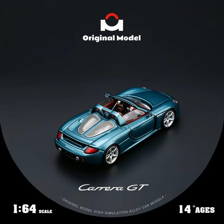[Preorder] Original Model 1:64 Porsche Carrera GT Metallic Lake Blue OM645914