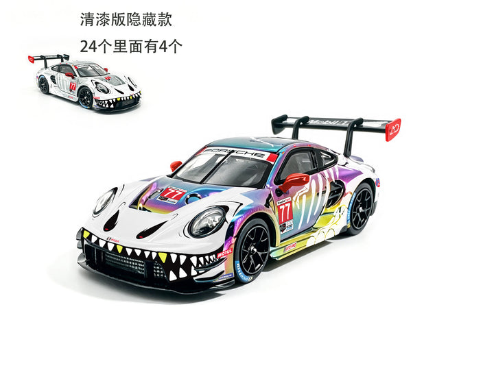 [Preorder] Jicar 1:64 Porsche 911 GT3 R Skeleton Dinosaur Livery (2 Colours)